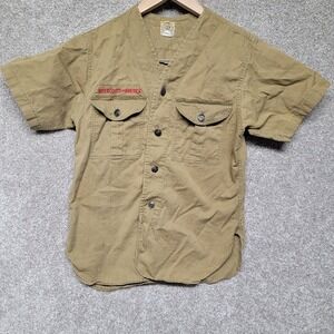 Boy Scouts of America Uniform Youth Shirt Vintage Green  ( NO SIZE)